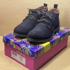 Moshulu Breeze Desert Boots size 38 UK 5 Indigo Suede Leather