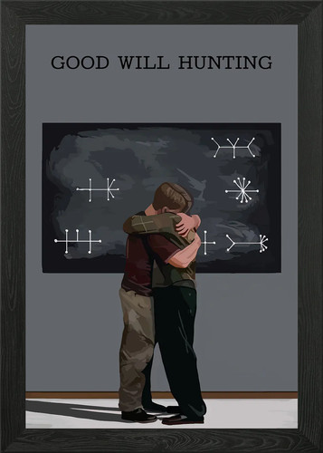 Good will hunting framed wall - good,