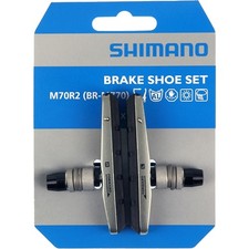 Shimano M70R2 V-Brake MTB Brake Shoes for Aluminum Rims Cartridge Y8EM9802A