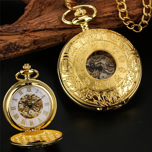 Steampunk gear quartz - quartz, pocket