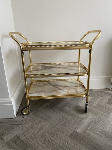 Tier bar cart gold - cart,