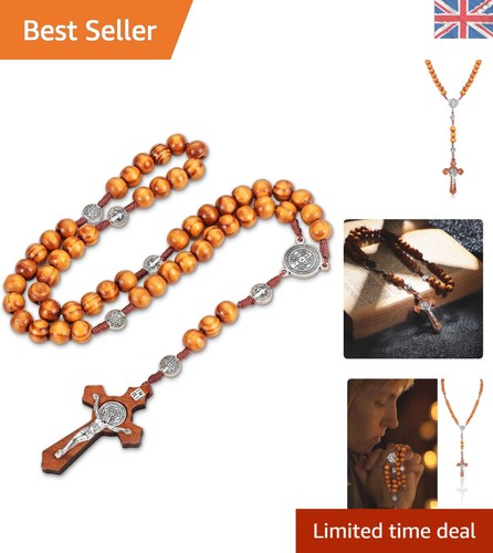 Handmade olive wood rosary - handmade,