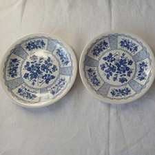 John Tams Blue White Pattern
