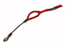 TRS Wire Tow Eye Loop Strap Red MSA Race Rally Motorsport