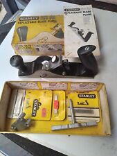 stanley plane RB10 dual use as rebate plane plus spare blades boxed