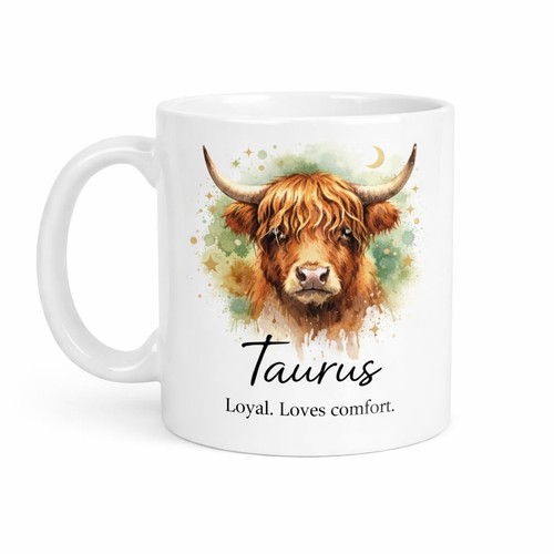 Taurus zodiac mug - taurus, crew
