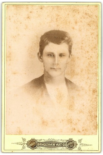 Cabinet card circa 1890s - card,