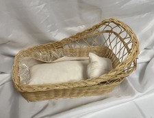 Vintage Baby Doll Wicker