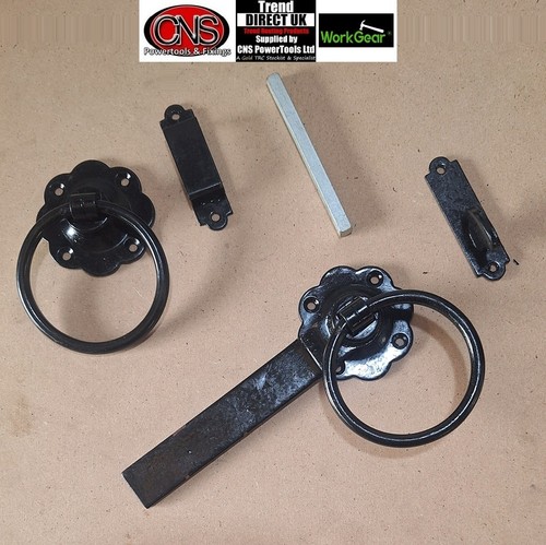 Ring gate latch plain - latch,