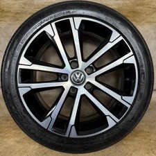 1X 17'' GENUINE VW GOLF GT SINGAPORE GTD GTI MK7 ALLOY WHEEL TYRE 5G0601025AK
