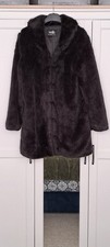 Wallis black faux fur coat - wallis,
