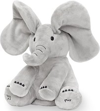 Tippi Peekaboo Elephant - Singing Soft Plush Teddy for Babies or Toddlers