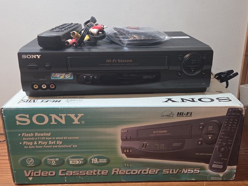 Sony vcr slv n55 box - slv-n55, with