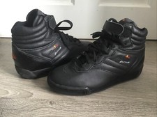 Ellesse Trainers Boots High Top Black  Size 4 Uk BRAND NEW