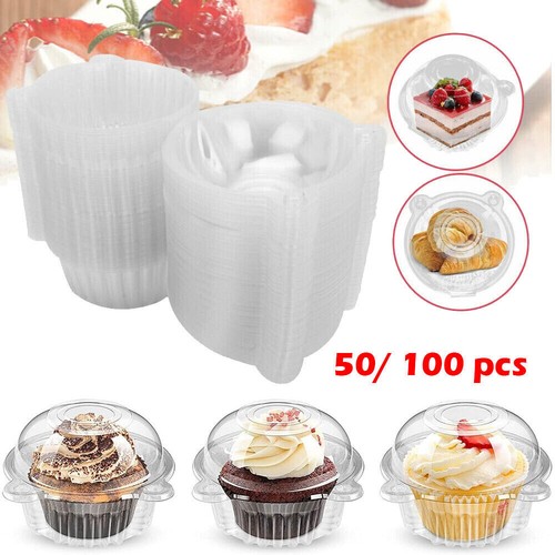 100x plastic cupcake - 100x,