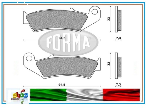 Pair brake pads - of,