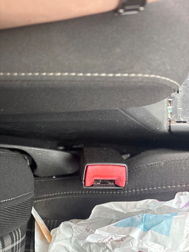 Seat belt front stalk right - belt,