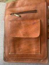 Unisex Large Leather Bum Bag