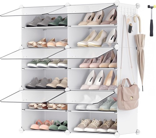 Interlocking shoe rack - interlocking,