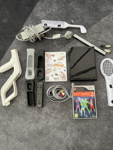 Nintendo wii black console - nintendo,