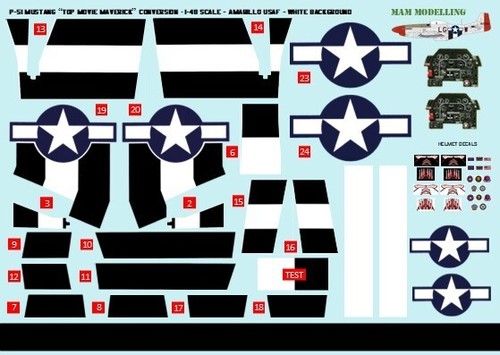 Decals for top movie - decals, "top