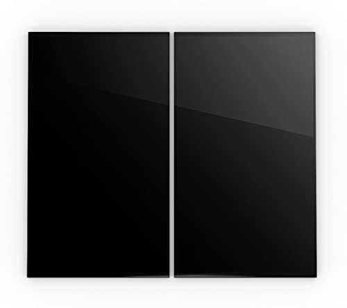 Glass chopping board black - glass,