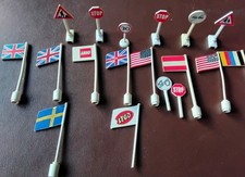 1960s - 70s Vintage LEGO Flags