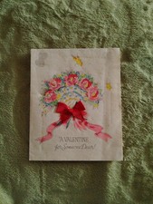 Vintage A Valentine For Someone Dear! Valentine Card