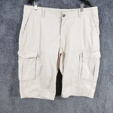 Mantaray Shorts Mens W40 Beige Cargo Pockets Combat Cotton Walk Outdoor Chore