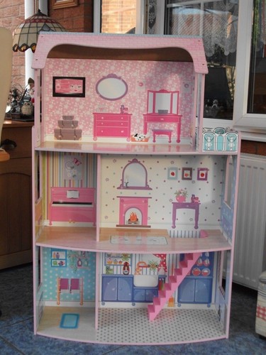 Dolls house wooden furniture - wooden, &