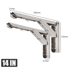 2PCS Folding Heavy Duty Shelf