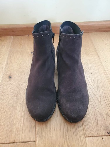 Gabor grey suede studded - gabor,