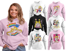 Sailor Moon Hoodie Womens Venus Mars Mercury Jupita Anime Ladies S-XXXL