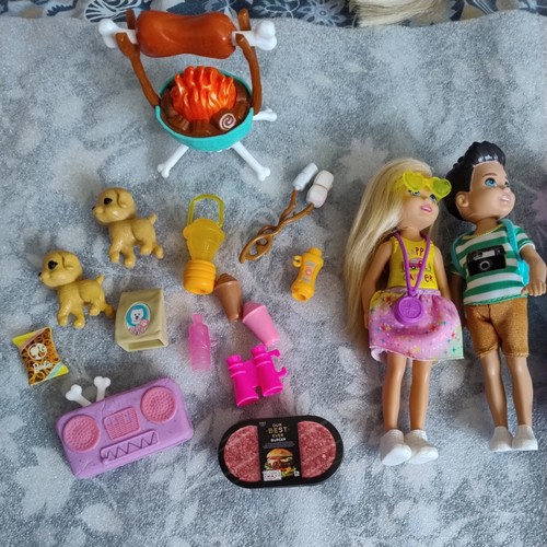 Barbie chelsea camping doll - camping,