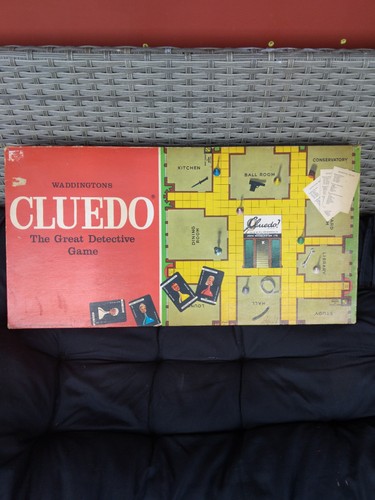 Cluedo board game - board, 1965