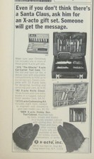 Acto gift sets ad - x-acto,