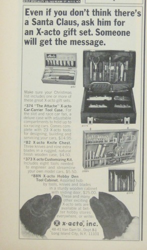 Acto gift sets ad - x-acto,