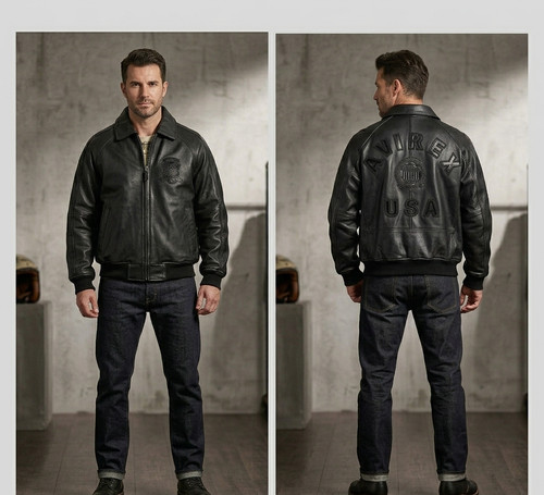 Men avirex real leather - men's,