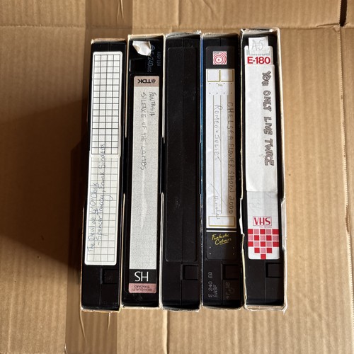 Vhs video cassette tapes - vhs,