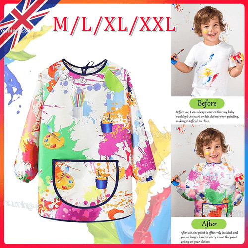 Kids paint apron girl - kids,