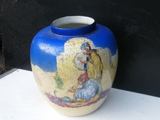 SCOTTISH BRITANNIA POTTERY OMAR KHAYYAM VASE