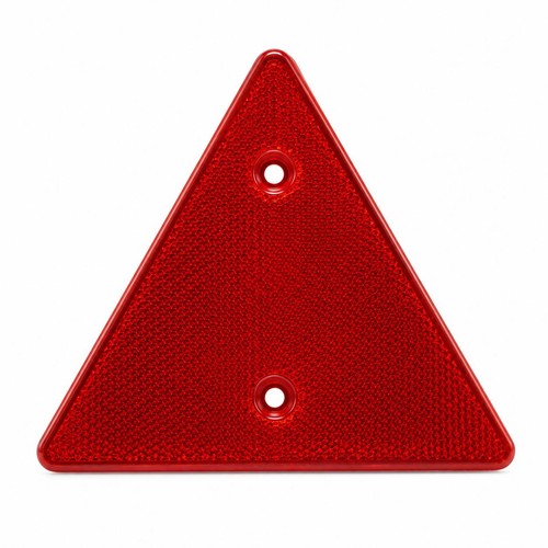 Triangle reflector 70mm - reflector, red