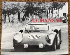 Rover BRM Le Mans 1963 Gas Turbine Brochure Jet Engine Whittle Graham Hill