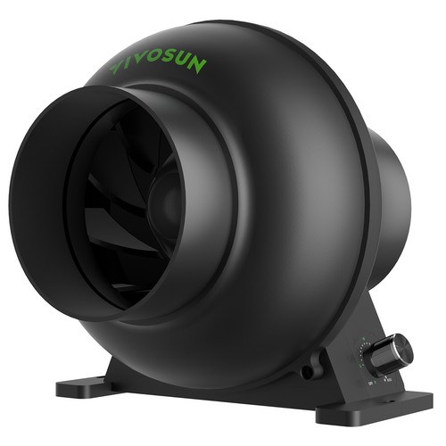 Vivosun 195cfm inline - m4, 4"