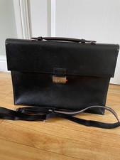 Vintage Bally Black Leather