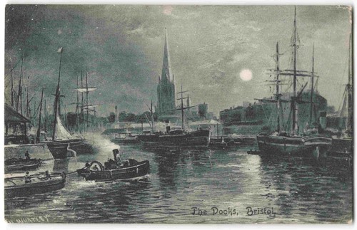 Bristol docks sailing - bristol, ships