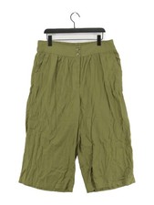 Monsoon Women's Suit Trousers L Green Lyocell Modal with Viscose Dress Pants