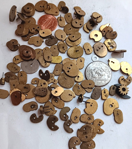 Vintage clock parts - vintage, parts,