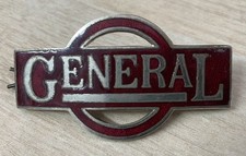 Dark Red Enamel London General