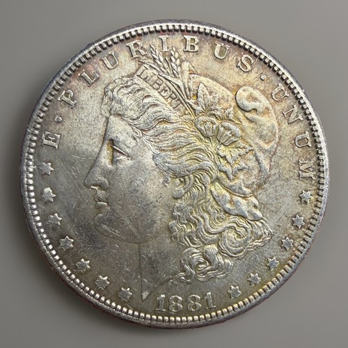 1881 morgan dollar silver - morgan,